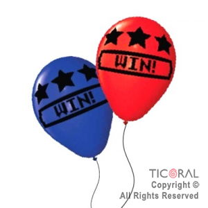 SUPER MARIO BROSS GLOBOS 12 PULG PREMIUM x 6